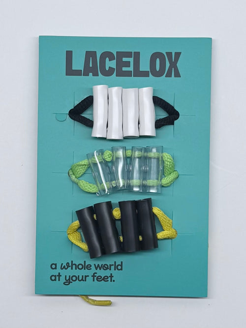 Double Black, White and Clear Lacelox Starter Pack