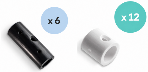 SIngle/Double Black and White Lacelox Starter Pack
