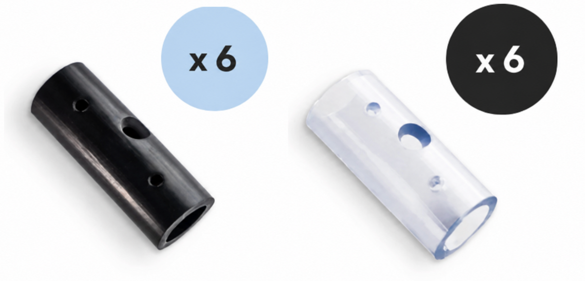 Double Black and Clear Lacelox Starter Pack
