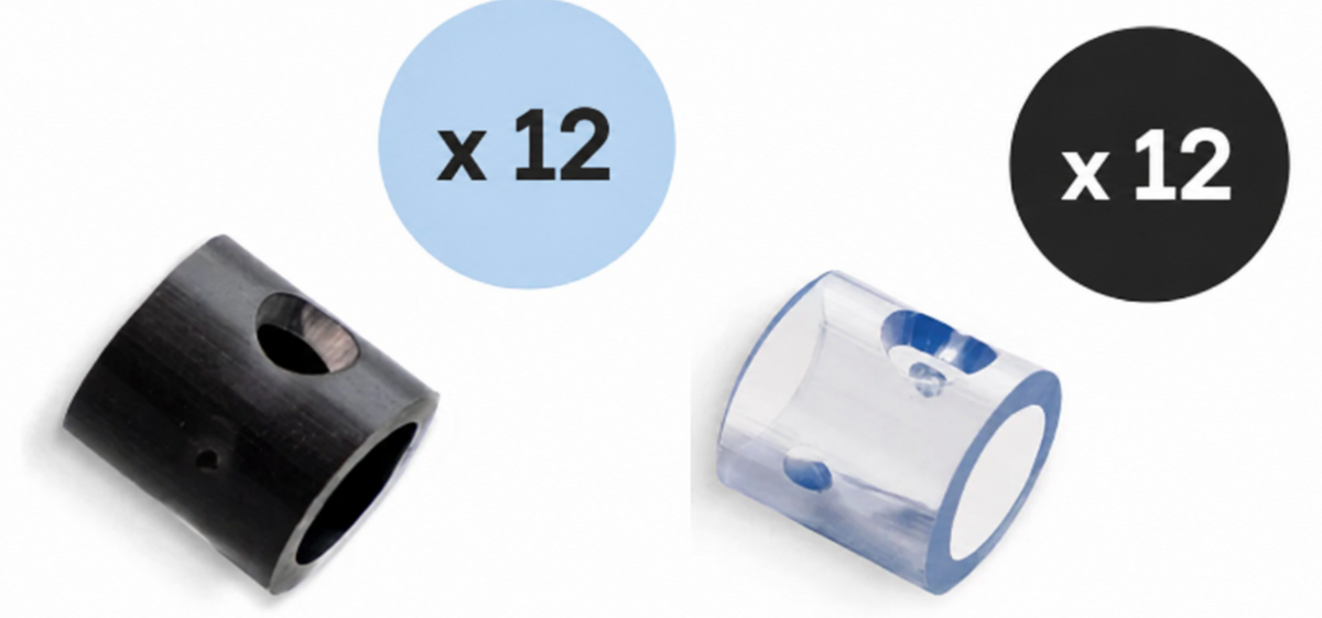 Single Black and Clear Lacelox Starter Pack
