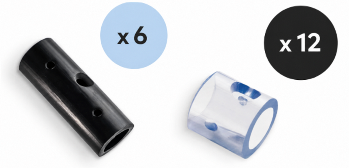 Single/Double Black and Clear Lacelox Starter Pack
